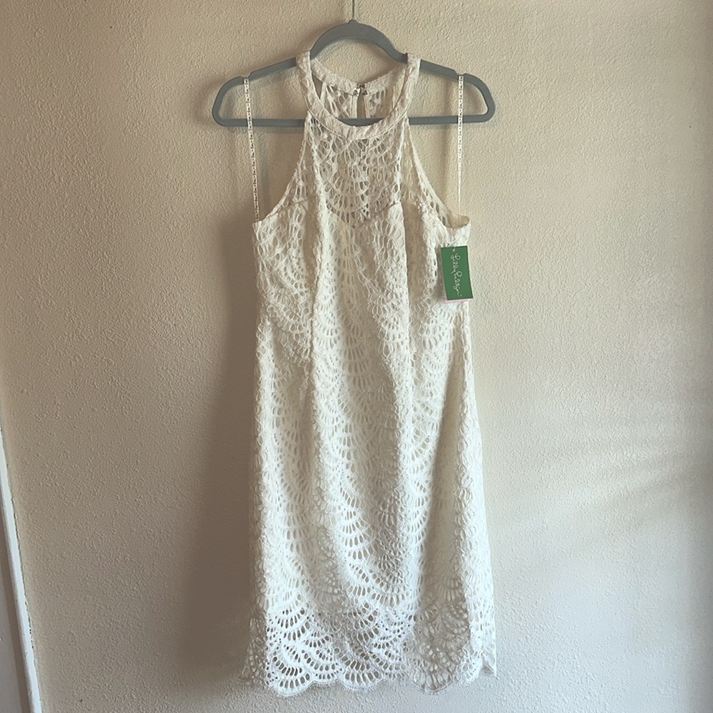 Lilly Pulitzer White Lace Dress